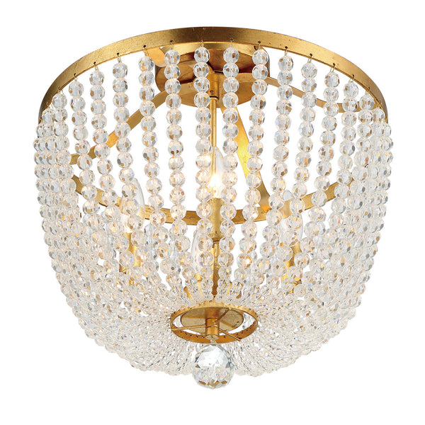 Kylie 16.5'' Four Light Semi Flush Mount, Antique Gold - Alternate Product Image 2.jpg