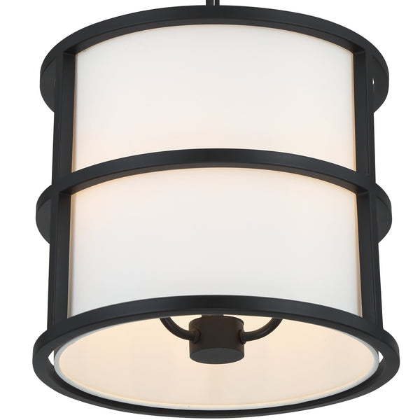 Hulcroft 13'' Three Light Pendant, Matte Black - Alternate Product Image 2.jpg