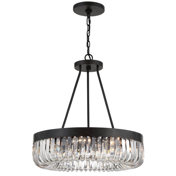 Allegra 23.25'' Eight Light Chandelier, Charcoal Bronze - Alternate Product Image 1.jpg