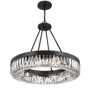 Allegra 28.25'' Ten Light Chandelier, Charcoal Bronze - Alternate Product Image 1.jpg