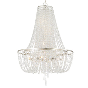 Arcina 24'' Nine Light Chandelier, Antique Silver - Alternate Product Image 3.jpg