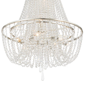 Arcina 24'' Nine Light Chandelier, Antique Silver Alt 4.jpg