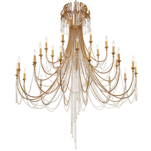 Arcina 61'' 28 Light Chandelier, Antique Gold - Alternate Product Image 1.jpg