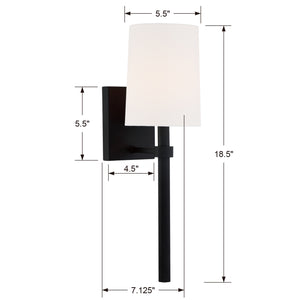 Broderick 5.5'' One Light Wall Sconce, Black Alt 5.jpg