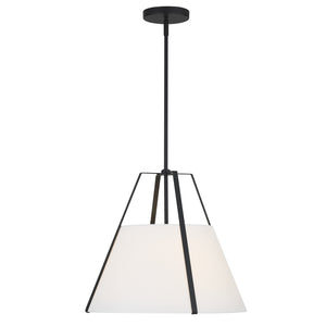 Fuller 20'' Three Light Pendant, Black - Alternate Product Image 1.jpg