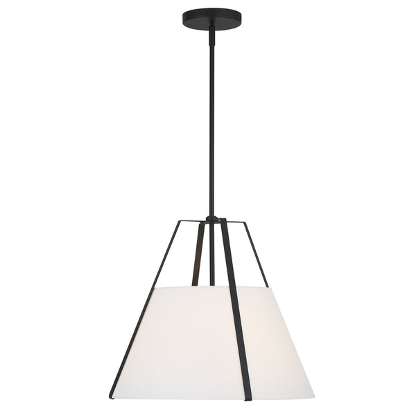 Fuller 20'' Three Light Pendant, Black - Alternate Product Image 1.jpg