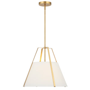 Fuller 20'' Three Light Pendant, Antique Gold - Alternate Product Image 1.jpg