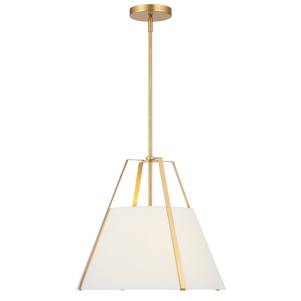 Fuller 20'' Three Light Pendant, Antique Gold - Alternate Product Image 1.jpg
