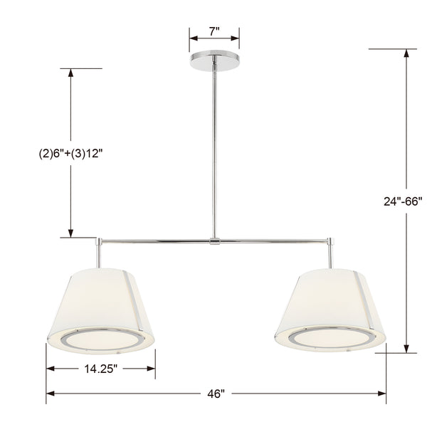 Fuller 14.5'' Four Light Chandelier, Polished Nickel Alt 5.jpg