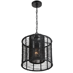 Jayda 12.5'' One Light Pendant, Matte Black - Alternate Product Image 1.jpg