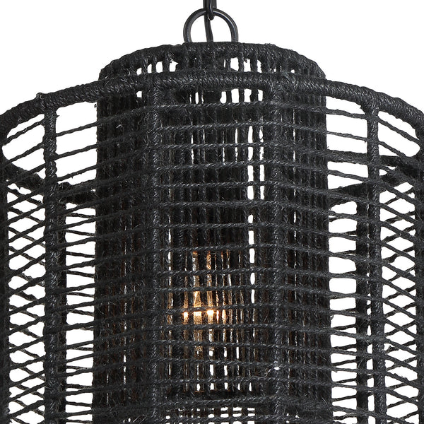 Jayda 12.5'' One Light Pendant, Matte Black Alt 5.jpg