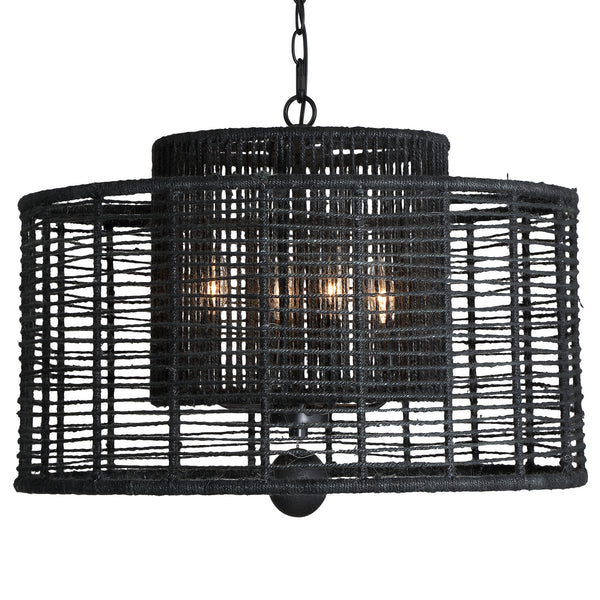 Jayda 25'' Four Light Chandelier, Matte Black - Alternate Product Image 2.jpg