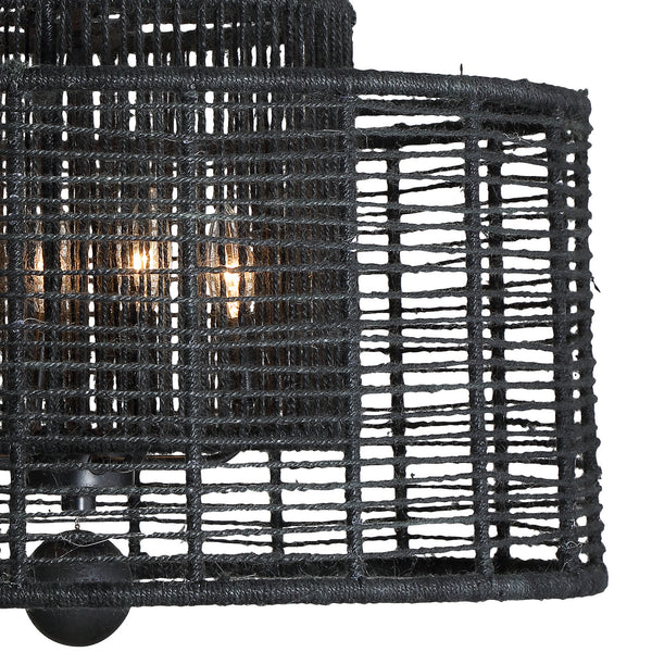 Jayda 25'' Four Light Chandelier, Matte Black Alt 4.jpg