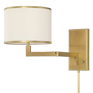 Madelyn 10'' One Light Wall Sconce, Aged Brass - Alternate Product Image 1.jpg