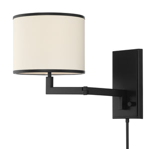 Madelyn 10'' One Light Wall Sconce, Matte Black - Alternate Product Image 1.jpg
