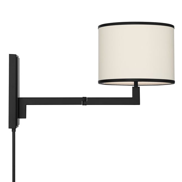 Madelyn 10'' One Light Wall Sconce, Matte Black Alt 5.jpg