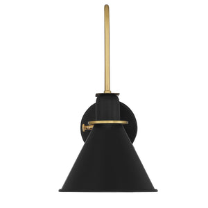 Medora 7'' One Light Wall Sconce, Matte Black - Alternate Product Image 2.jpg