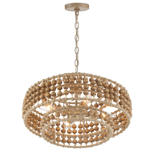 Sylvie 16'' Four Light Mini Chandelier, Burnished Silver - Alternate Product Image 1.jpg