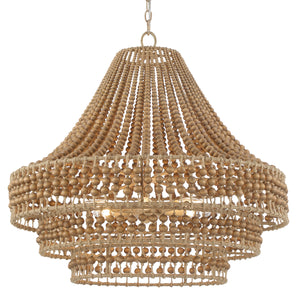 Sylvie 26.75'' Six Light Chandelier, Burnished Silver - Alternate Product Image 3.jpg