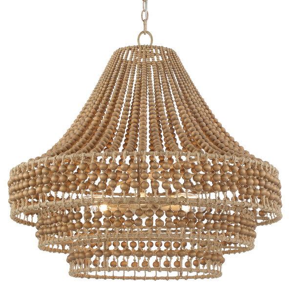 Sylvie 26.75'' Six Light Chandelier, Burnished Silver - Alternate Product Image 3.jpg