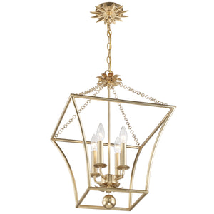 Laurel 16'' Four Light Mini Chandelier, Antique Gold - Alternate Product Image 1.jpg