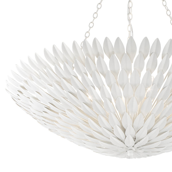 Laurel 30'' Eight Light Chandelier, Matte White - Alternate Product Image 2.jpg