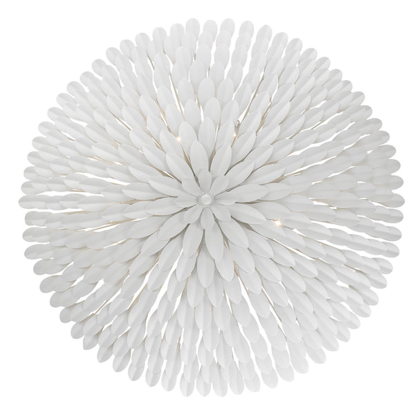 Laurel 30'' Eight Light Semi Flush Mount, Matte White - Alternate Product Image 1.jpg