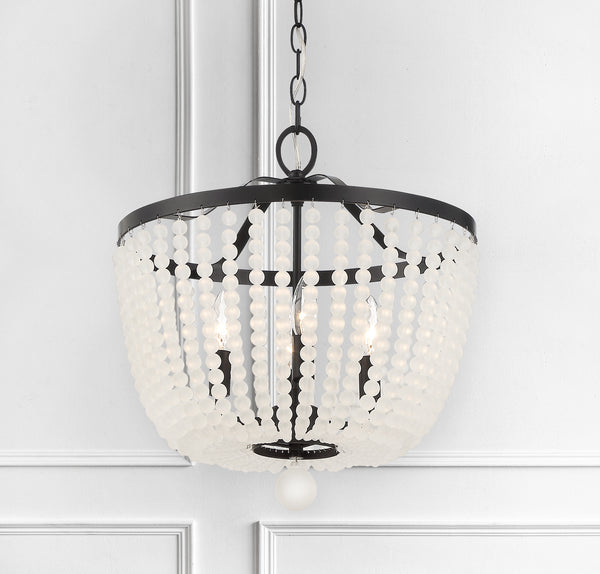 Kylie 16.5'' Four Light Chandelier, Matte Black - Alternate Product Image 3.jpg