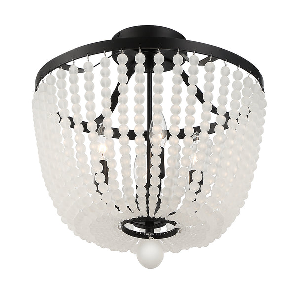 Kylie 16.5'' Four Light Chandelier, Matte Black Alt 4.jpg