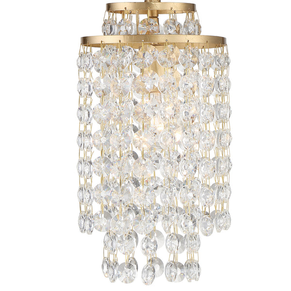 Gabriana 7'' One Light Chandelier, Antique Gold - Alternate Product Image 3.jpg