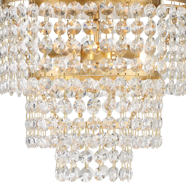 Gabriana 14'' Three Light Flush Mount, Antique Gold - Alternate Product Image 2.jpg