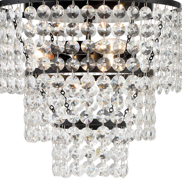 Gabriana 14'' Three Light Flush Mount, Matte Black - Alternate Product Image 2.jpg