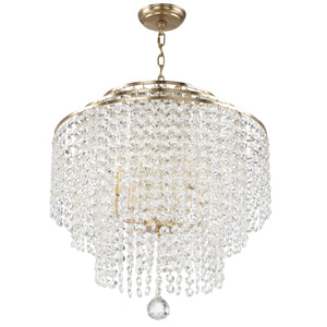 Gabriana 22'' Six Light Chandelier, Antique Gold - Alternate Product Image 2.jpg
