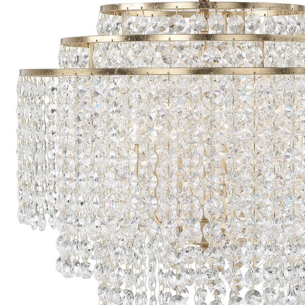 Gabriana 22'' Six Light Chandelier, Antique Gold - Alternate Product Image 3.jpg