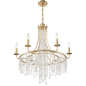 Gabriana 28'' Six Light Chandelier, Antique Gold - Alternate Product Image 1.jpg