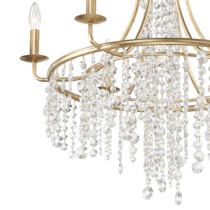 Gabriana 28'' Six Light Chandelier, Antique Gold - Alternate Product Image 2.jpg