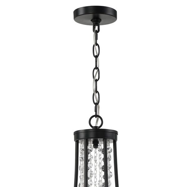 Gabriana 28'' Six Light Chandelier, Matte Black - Alternate Product Image 3.jpg