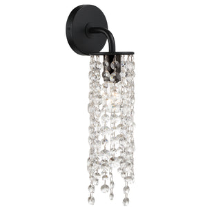 Gabriana 4'' One Light Wall Sconce, Matte Black - Alternate Product Image 1.jpg