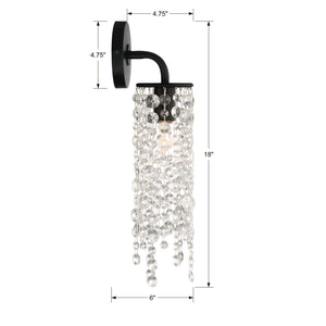 Gabriana 4'' One Light Wall Sconce, Matte Black - Alternate Product Image 3.jpg