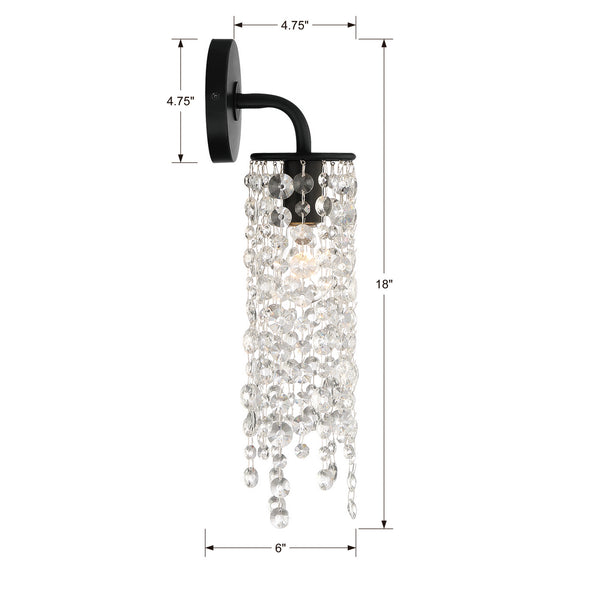 Gabriana 4'' One Light Wall Sconce, Matte Black - Alternate Product Image 3.jpg