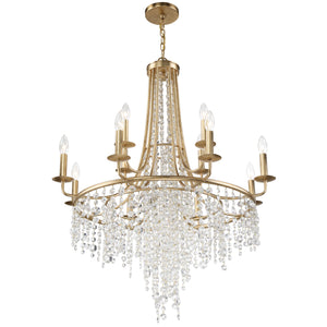 Gabriana 30'' 12 Light Chandelier, Antique Gold - Alternate Product Image 1.jpg