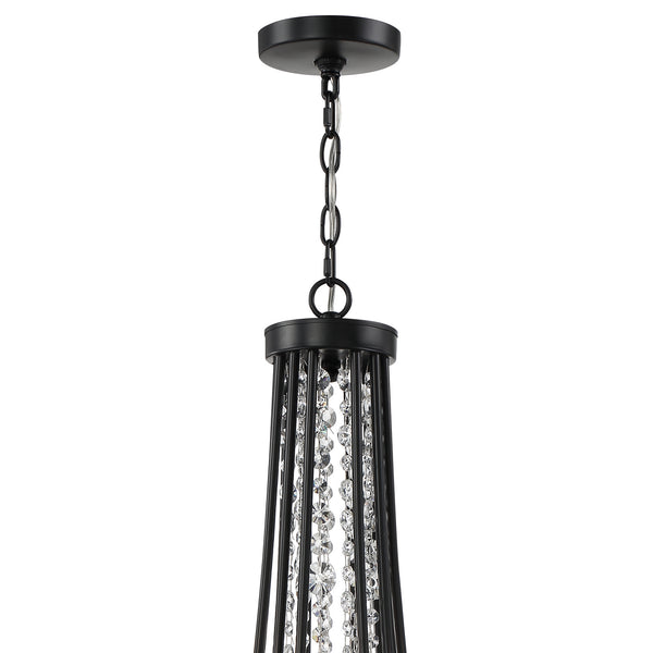 Gabriana 30'' 12 Light Chandelier, Matte Black - Alternate Product Image 3.jpg