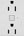 adorne® WNAR153W1 15A Smart Outlet with Netatmo Plus-Size, White