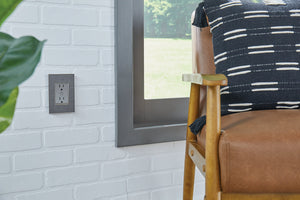 adorne® WNAR153M1 15A Smart Outlet with Netatmo Plus-Size, Magnesium