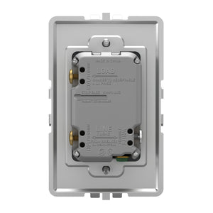 adorne® WNAR153G1 15A Smart Outlet with Netatmo Plus-Size, Graphite