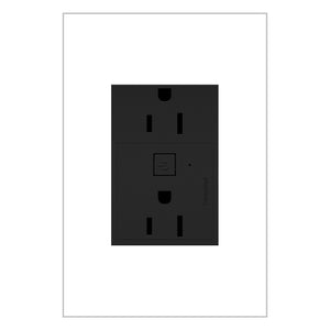 adorne® WNAR153G1 15A Smart Outlet with Netatmo Plus-Size, Graphite