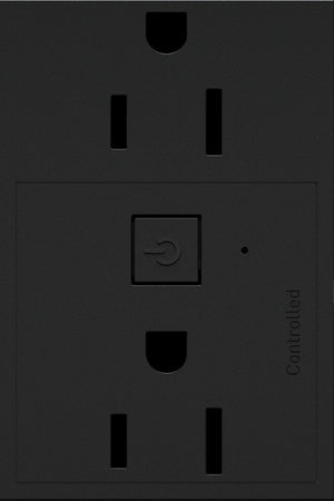 adorne® WNAR153G1 15A Smart Outlet with Netatmo Plus-Size, Graphite