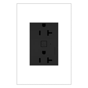 adorne® WNAR203G1 20A Smart Outlet with Netatmo, Plus-Size, Graphite