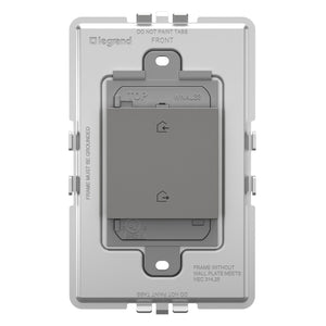 adorne® WNAL33M1 Home/Away Wireless Smart Switch with Netatmo, Magnesium