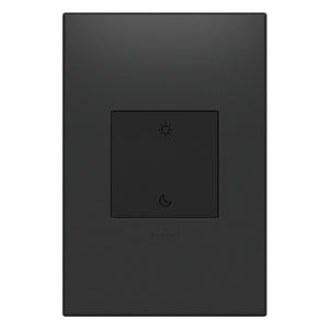 adorne® WNAL43G1 Wake/Sleep Wireless Smart Switch with Netatmo, Graphite